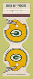 Matchbook Cover - Green Bay Packers Football Trane Credit Union 1985