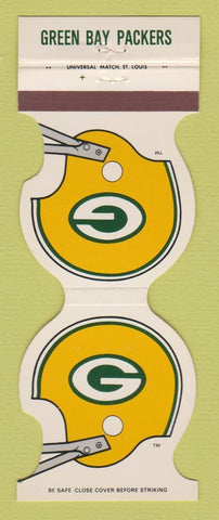 Matchbook Cover - Green Bay Packers Football Trane Credit Union 1985