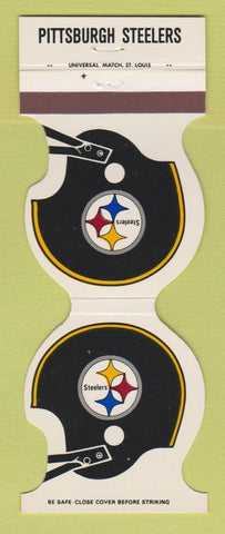 Matchbook Cover - Pittsburgh Steelers Football Mecco Marking Ingomar PA 1981