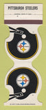 Matchbook Cover - Pittsburgh Steelers Football Parker Hunter 1981