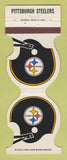 Matchbook Cover - Pittsburgh Steelers Football Sewickley Savings PA 1980