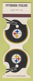 Matchbook Cover Pittsburgh Steelers Football Howard Johnson Motor Lodge PA 1980