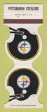 Matchbook Cover - Pittsburgh Steelers Football Eastern Bell Credit Union PA 1982