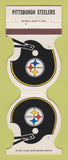 Matchbook Cover - Pittsburgh Steelers Football Washington Savings 1982