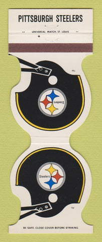 Matchbook Cover - Pittsburgh Steelers Football Washington Savings 1982
