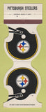 Matchbook Cover - Pittsburgh Steelers Football Union Loan Bridgewater PA 1986