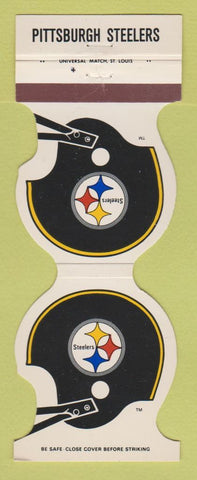 Matchbook Cover - Pittsburgh Steelers Football Union Loan Bridgewater PA 1986