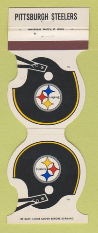 Matchbook Cover - Pittsburgh Steelers Football Peoples Savings 1986