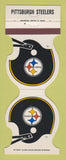 Matchbook Cover - Pittsburgh Steelers Auto Workers Credit Dravosburg PA 1985