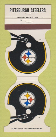 Matchbook Cover - Pittsburgh Steelers Auto Workers Credit Dravosburg PA 1985