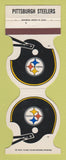 Matchbook Cover - Pittsburgh Steelers Football Peoples Savings 1985