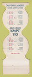 Matchbook Cover - California Angels Baseball KMPC Radio 1982
