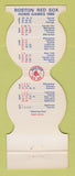 Matchbook Cover - Boston Red Sox Baseball Monte Green Inn Middletown CT 1980