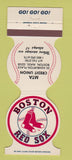 Matchbook Cover - Boston Red Sox Baseball MTA Credit Union MA 1981