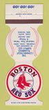 Matchbook Cover - Boston Red Sox Baseball CT Plumbing Supply Stamford 1980