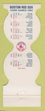 Matchbook Cover - Boston Red Sox Baseball 1982