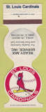 Matchbook Cover - St Louis Cardinals Baseball Concrete Alton IL Hamel 1982
