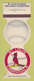 Matchbook Cover - St Louis Cardinals Baseball 1983