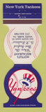 Matchbook Cover - New York Yankees Baseball Hottle's Wilkes Barre PA 1980