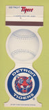 Matchbook Cover - Detroit Tigers Baseball 1982