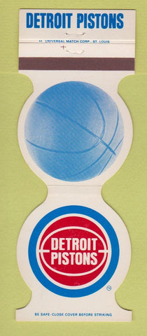 Matchbook Cover - Detroit Pistons Basketball 1982-83
