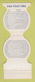 Matchbook Cover - PGA Tour Golf RMS New Orleans LA 1982