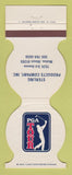 Matchbook Cover - PGA Tour Golf Sterling Products Moline IL 1982