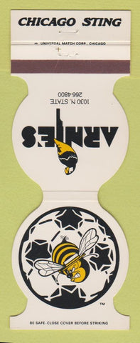 Matchbook Cover - Chicago Sting Soccer IL Arnie's 1982