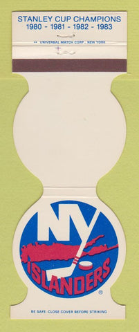 Matchbook Cover - New York Islanders Hockey 1983-84