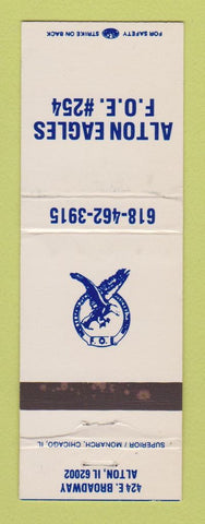 Matchbook Cover - Eagles Club Alton IL WEAR