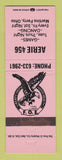 Matchbook Cover - Eagles Club Martins Ferry OH