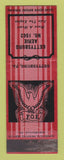 Matchbook Cover - Eagles Club Gettysburg PA