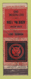 Matchbook Cover - Eagles Club East Palestine OH WORN
