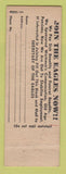 Matchbook Cover - Eagles Club Williamette Salem OR