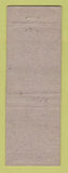 Matchbook Cover - Eagles Club Amherst OH WEAR