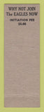 Matchbook Cover - Eagles Club Carnegie