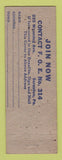 Matchbook Cover - Eagles Club Scranton PA