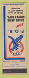 Matchbook Cover - Eagles Club Kansas City MO