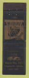 Matchbook Cover - Eagles Club Logansport IN WEAR