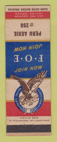Matchbook Cover - Eagles Club Peru IN?
