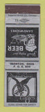 Matchbook Cover - Eagles Club Ironton OH