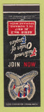 Matchbook Cover - Eagles Club Spokane WA