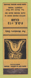 Matchbook Cover - Eagles Club Everett WA WEAR