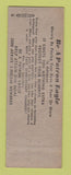 Matchbook Cover - Eagles Club Jersey Shore PA WEAR