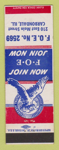 Matchbook Cover - Eagles Club Carbondale IL