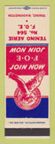 Matchbook Cover - Eagles Club Tenino WA