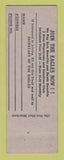 Matchbook Cover - Eagles Club Portsmouth VA