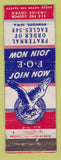 Matchbook Cover - Eagles Club Dubuque IA WEAR