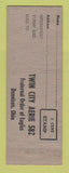 Matchbook Cover - Eagles Club Dennison OH