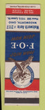 Matchbook Cover - Eagles Club Wadsworth OH